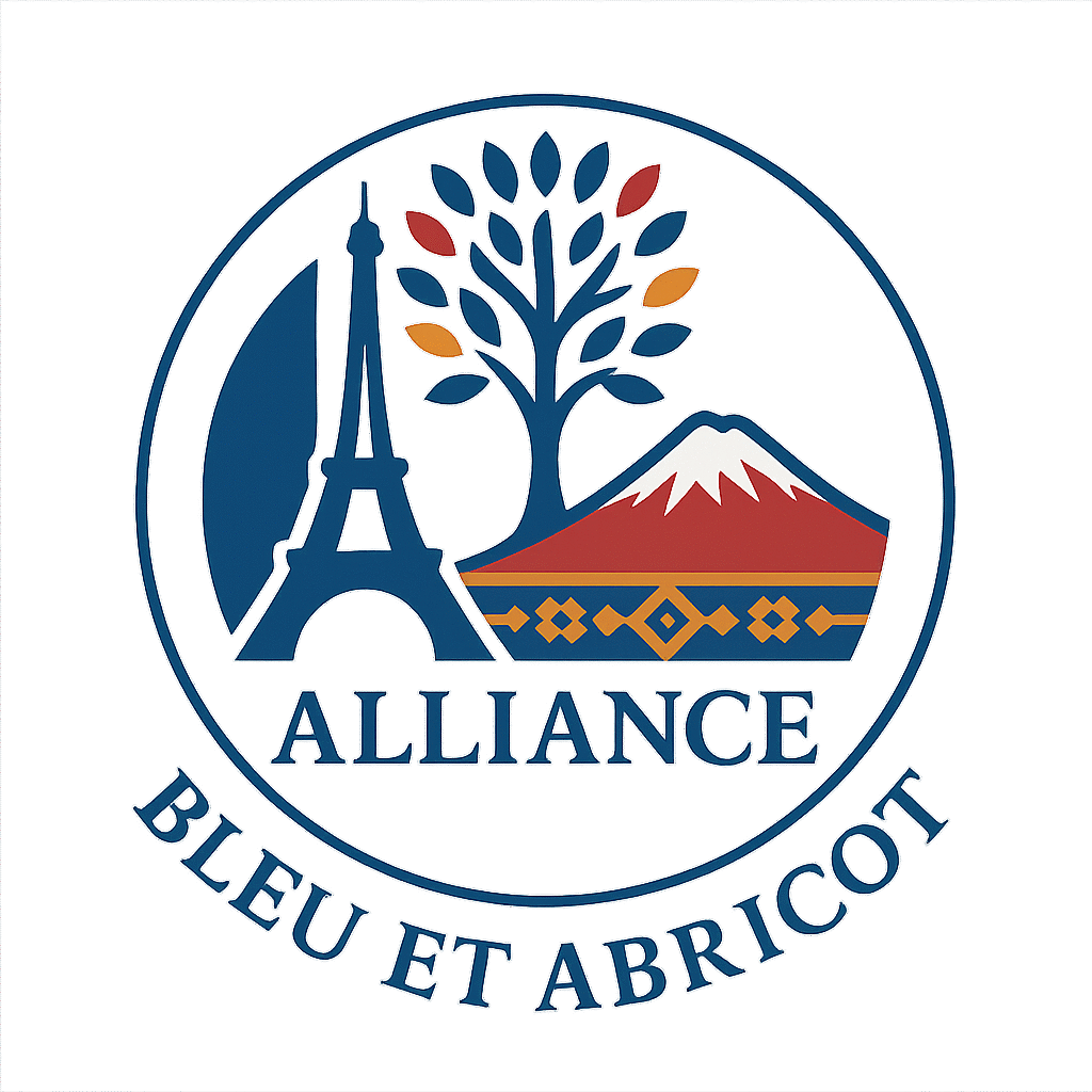 Alliance Bleu et Abricot